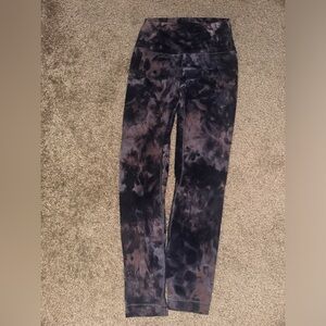 Lululemon align leggings - 25inch - tyedye pattern - size 4